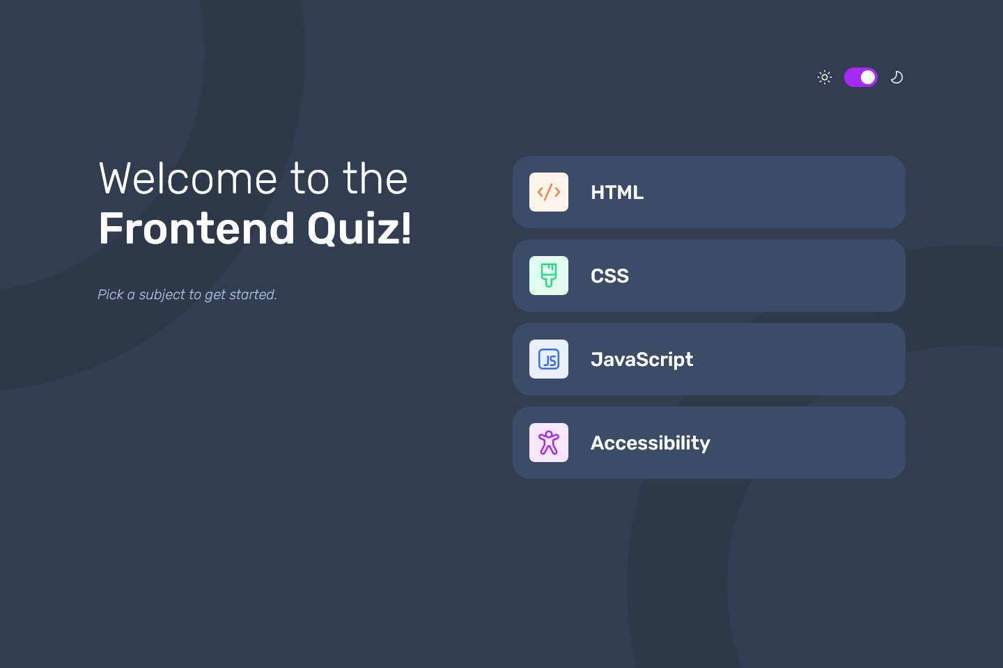 Vista previa de la aplicaci贸n de cuestionario